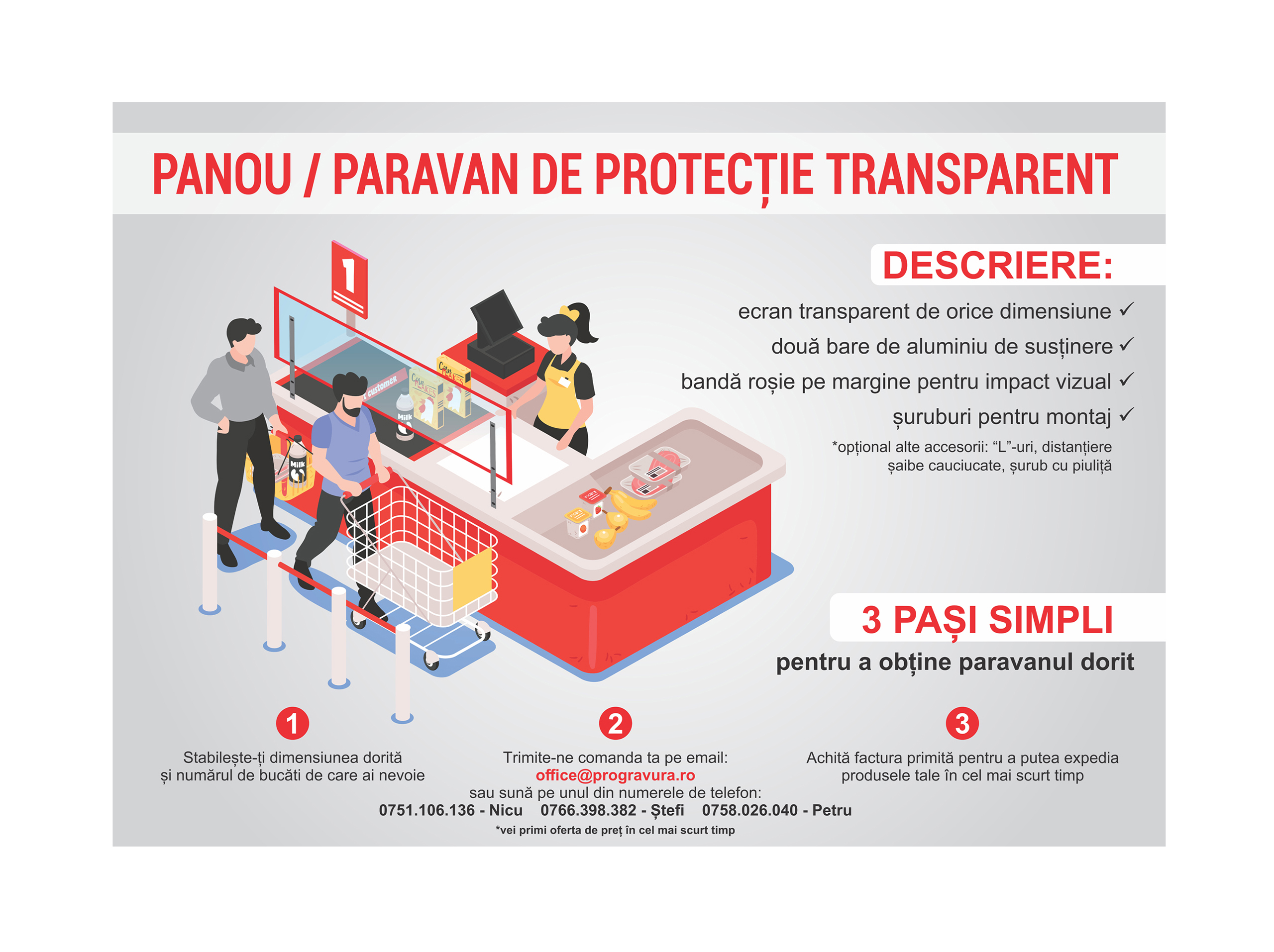 panou separator protectie